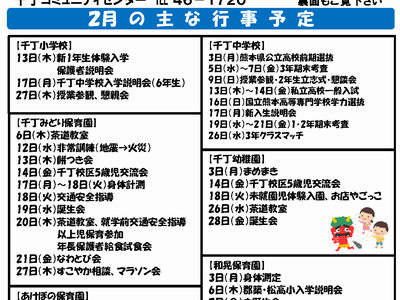 コミュニティセンターだより（2020年2月）